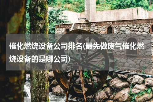 催化燃烧设备公司排名(最先做废气催化燃烧设备的是哪公司)