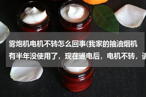 雾炮机电机不转怎么回事(我家的抽油烟机有半年没使用了，现在通电后，电机不转，请问是怎么一回事，该怎么处理？)