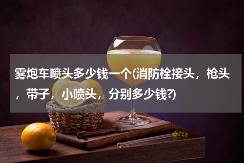 雾炮车喷头多少钱一个(消防栓接头，枪头，带子，小喷头，分别多少钱?)