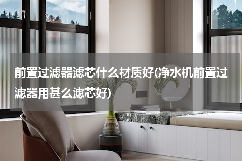前置过滤器滤芯什么材质好(净水机前置过滤器用甚么滤芯好)