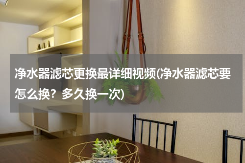 净水器滤芯更换最详细视频(净水器滤芯要怎么换？多久换一次)