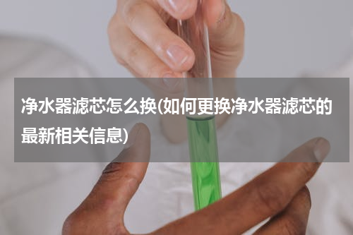 净水器滤芯怎么换(如何更换净水器滤芯的最新相关信息)