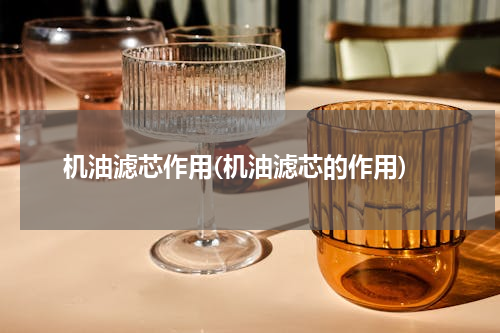 机油滤芯作用(机油滤芯的作用)