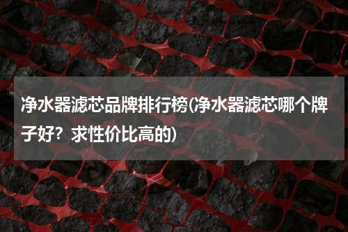 净水器滤芯品牌排行榜(净水器滤芯哪个牌子好？求性价比高的)