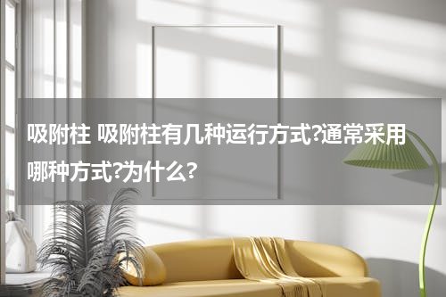 吸附柱 吸附柱有几种运行方式?通常采用哪种方式?为什么?