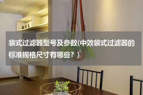 袋式过滤器型号及参数(中效袋式过滤器的标准规格尺寸有哪些？)