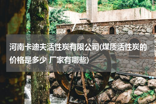 河南卡迪夫活性炭有限公司(煤质活性炭的价格是多少 厂家有哪些)