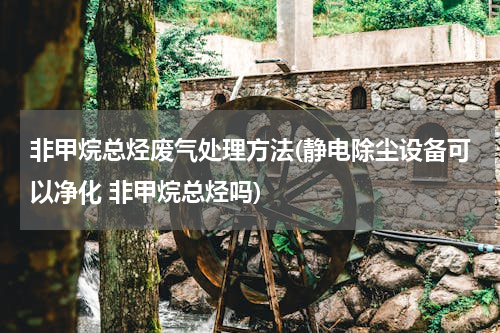 非甲烷总烃废气处理方法(静电除尘设备可以净化 非甲烷总烃吗)