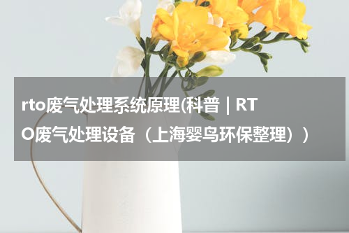 rto废气处理系统原理(科普 | RTO废气处理设备（上海婴鸟环保整理）)
