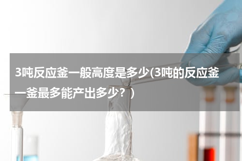 3吨反应釜一般高度是多少(3吨的反应釜一釜最多能产出多少？)