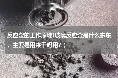 反应釜的工作原理(玻璃反应釜是什么东东，主要是用来干吗用？)
