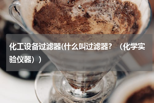 化工设备过滤器(什么叫过滤器？（化学实验仪器）)