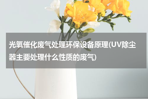 光氧催化废气处理环保设备原理(UV除尘器主要处理什么性质的废气)