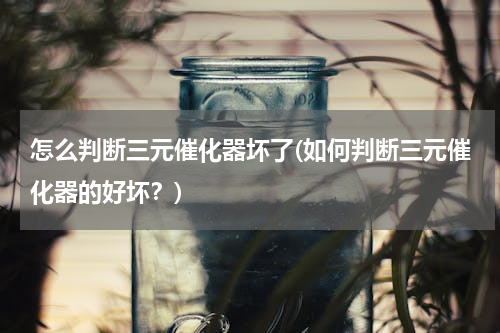 怎么判断三元催化器坏了(如何判断三元催化器的好坏？)
