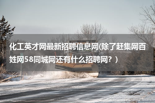 化工英才网最新招聘信息网(除了赶集网百姓网58同城网还有什么招聘网？)