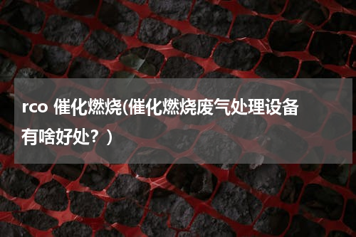 rco 催化燃烧(催化燃烧废气处理设备有啥好处？)