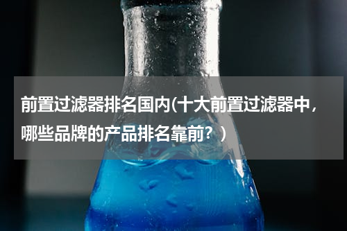 前置过滤器排名国内(十大前置过滤器中，哪些品牌的产品排名靠前？)