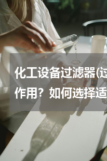 化工设备过滤器(过滤器有哪些种类型号和作用？如何选择适合的过滤设备？)