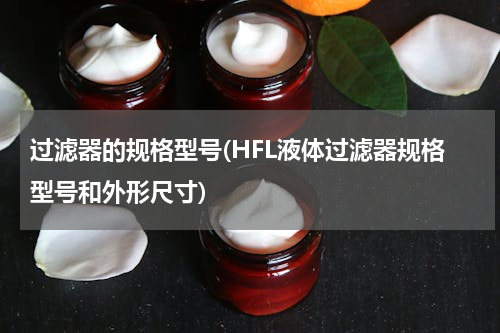 过滤器的规格型号(HFL液体过滤器规格型号和外形尺寸)