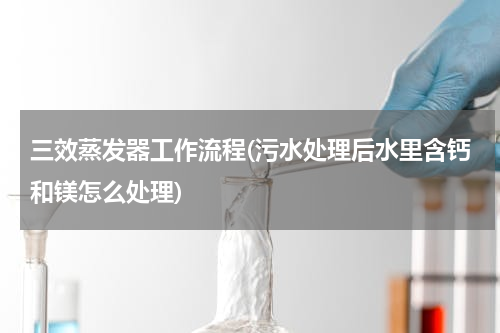 三效蒸发器工作流程(污水处理后水里含钙和镁怎么处理)