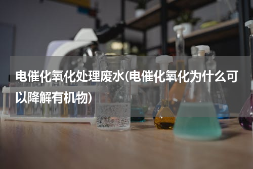 电催化氧化处理废水(电催化氧化为什么可以降解有机物)
