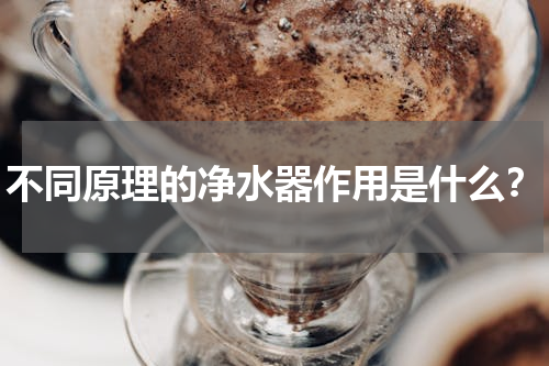 不同原理的净水器作用是什么？