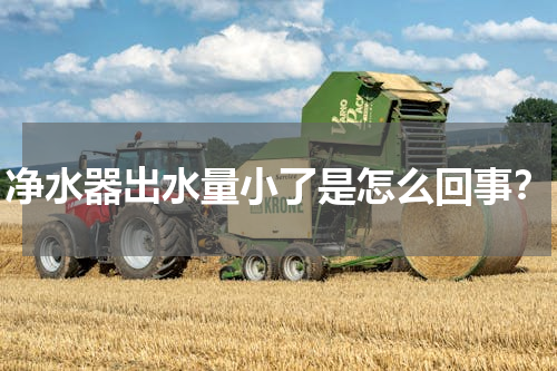 净水器出水量小了是怎么回事？