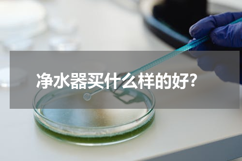 净水器买什么样的好？