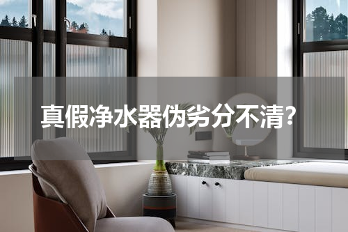 真假净水器伪劣分不清？